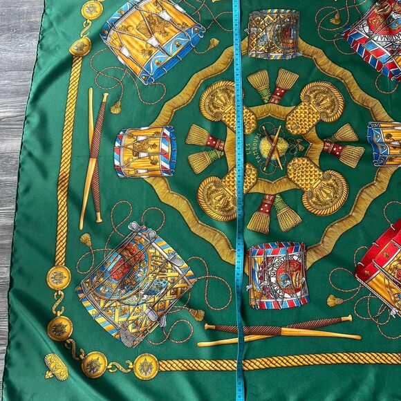 Hermes Tambours Carre 90 Silk Scarf - Picture 3 of 7